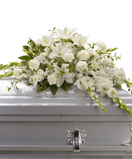 Bountiful Memories Casket Spray